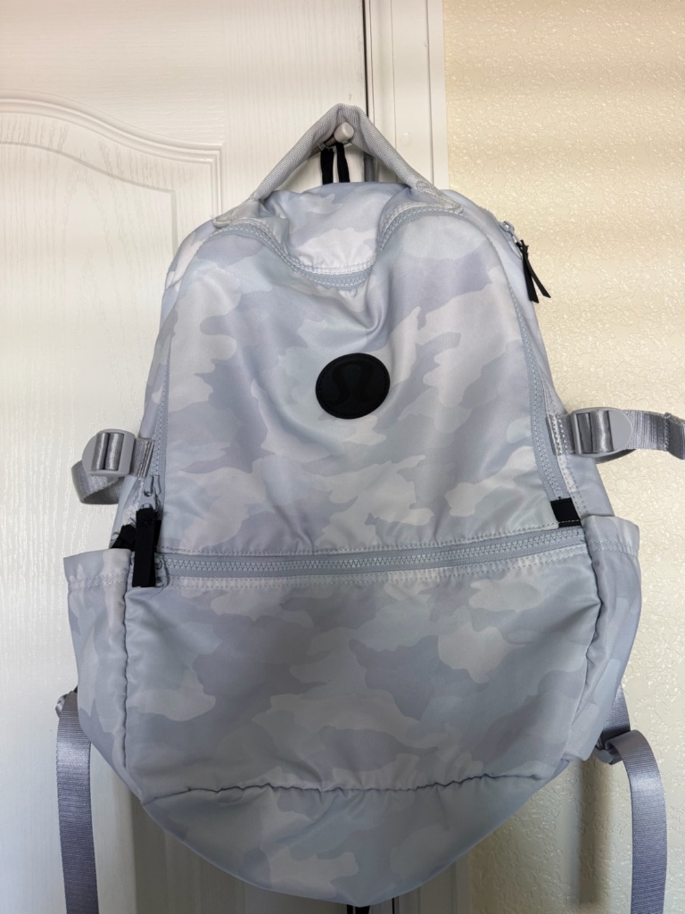 lululemon athletica Light Gray Camo Backpack